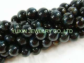 ITEM NAME: AAA Grade natural blue tiger eye stone beads strand 16