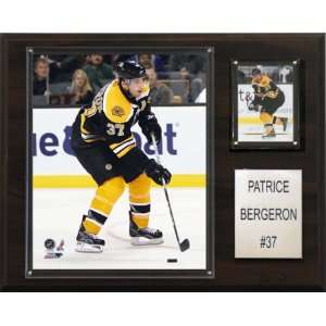 NHL Patrice Bergeron Boston Bruins Player Plaque  Sports 