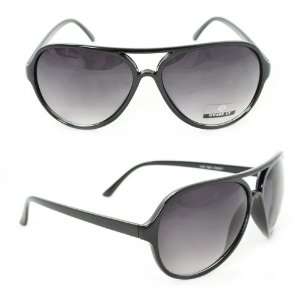   Shield Sunglasses 444 Black Frame with Purple Black Gradient Lense
