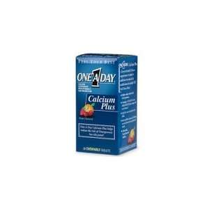  One A Day Calcium Plus, Fruit Punch, Chewable Tablets   60 