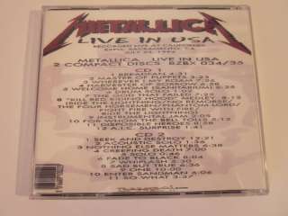 Metallica Live in the USA California 1994 (2 discs)  