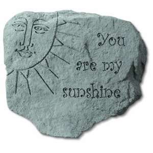   Garden Accent Memorial Stone You are my sunshine 92320: Home & Kitchen