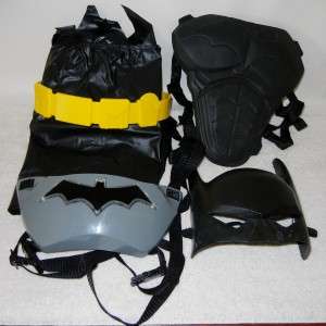 Batman Cape Costume Talking Shield, Cape, Belt , Mask DC Comics 