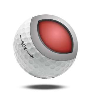   XS 3 Piece Self Correcting Golf Balls 12 Count Box NEW★  
