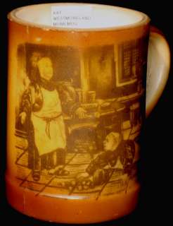 Vintage Westmoreland Glass Opaque Rookwood Brown 10oz Monk Stein / Mug 