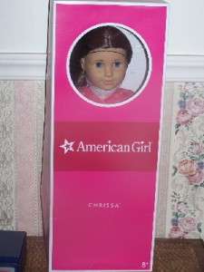 AMERICAN GIRL DOLL OF THE YEAR 2009 CHRISSA NRFB w/BOOK & PAPERS 