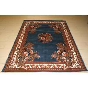 BRAND NEW Beautiful 5x8 Navy Blue Design Rug Must See LOW Price 