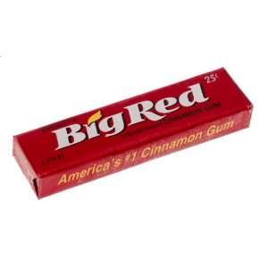  Big Red Gum, 20 peggable bags of 10 5 stick packages 