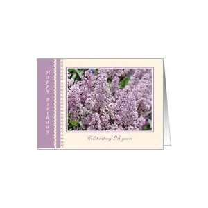 98th Birthday   Lilac flowers. Card Toys & Games