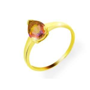  9ct Yellow Gold Twilight Mystic Topaz Ring Size: 7 