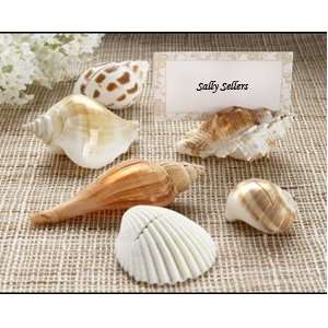   Shell Placecard Holders   Beach Wedding Favor: Health & Personal Care