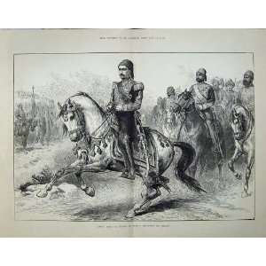   1877 Abdul Hamid Sultan Turkey Troops War Army Horses