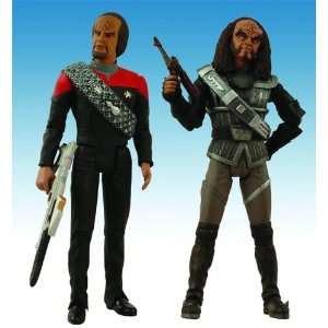  Star Trek Ds9 Worf & Gowron Figure 2 Pack: Toys & Games