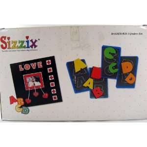  Shadow Box Alphabet Set   Sizzix: Arts, Crafts & Sewing