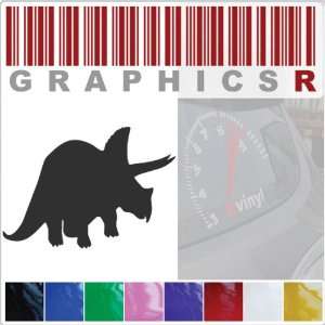   Graphic   Dinosaur Triceratops Boys Nursery A86   Red: Automotive