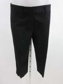 THEORY Black Straight Leg Cropped Pants Slacks Size 2  