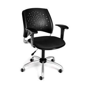   : Ofm   Black Modern Stars Swivel Chair 326 AA3 2224: Home & Kitchen