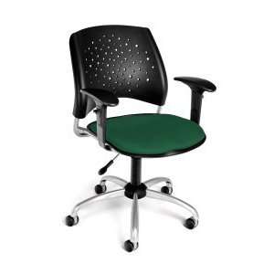   Forest Green Modern Stars Swivel Chair 326 AA3 2221: Home & Kitchen