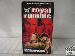 WWF Royal Rumble 2000 VHS Triple H VS Cactus Jack 651191024438  