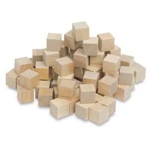   Wooden Blocks   3/4, Wooden Blocks, 72 Pieces: Arts, Crafts & Sewing