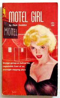 Motel Girl Bedtime Books Paperback #Tbq970 Vintage Pulp  