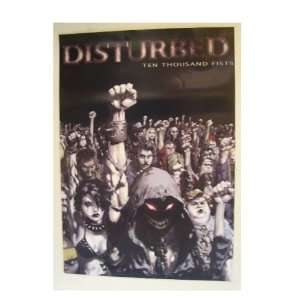  Disturbed Ten Thousand Fists Poster 