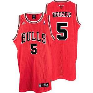  Chicago Bulls Carlos Boozer Red Swingman Jersey: Sports 