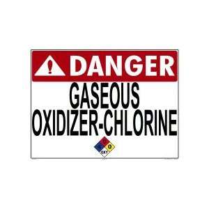  Sign Danger Gaseous Oxidizer Chlorine 5345Wa2418E: Home 