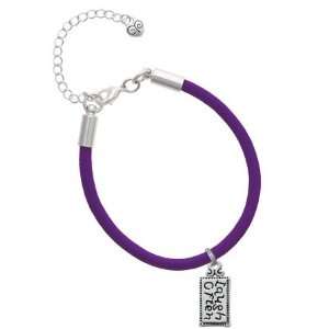 Laugh Often Charm on a Purple Malibu Charm Bracelet