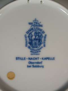 1970 Bareuther Waldsassen Bavaria Germany Christmas Plate  