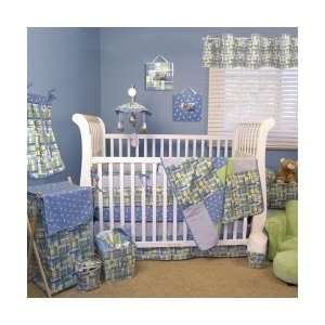    Nantucket Blue 4 Piece Crib Set   Nautical Baby Boy Bedding: Baby