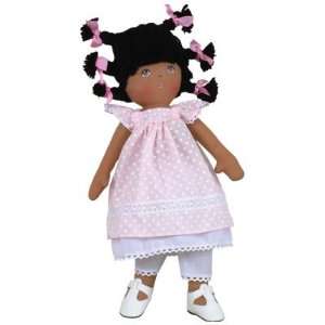  Elle Black Nighty Night Rag Doll: Toys & Games
