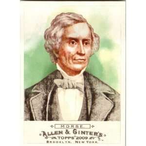 2009 Topps Allen and Ginter #109 Samuel Morse   Morse Code 