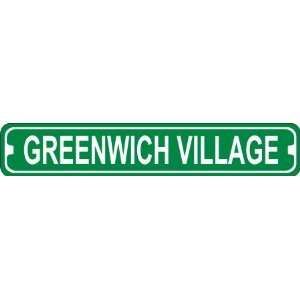  Greenwich Village New York Novelty Metal Street Sign: Home 