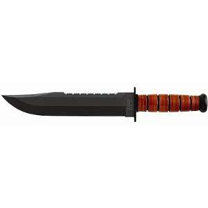   Leather Handled Big Brother Hunting Knife 2 2217 7: Sports & Outdoors