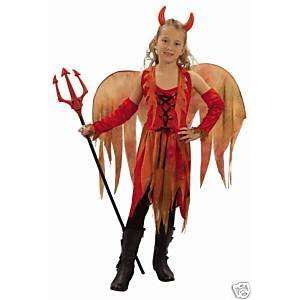   Dress Devil Fairy Halloween Costume Girls Fancy Dress Small: Toys