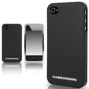  CaseCrown Leather Gun Metal Case for Apple iPhone 4 and 4S 