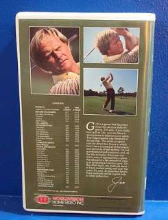 1983 JACK NICKLAUS Golf My Way VHS Tape /// 2 HOURS!!  