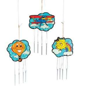  Color Your Own Up & Away Wind Chimes   Craft Kits 