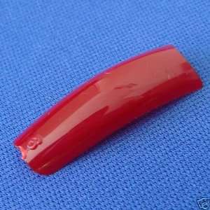   Red Nail Tips 50pcs Size#6 USA Acrylic Gel Nails 