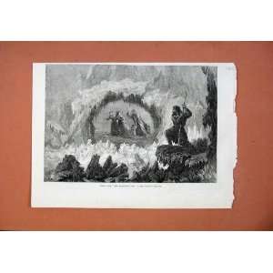   1873 Scene Wandering Jew Adelphi Theatre Ice Cave Art