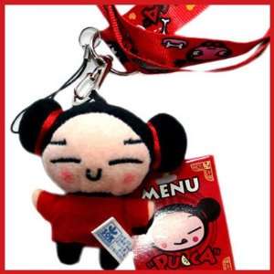   Plush with Pucca Lanyard , Cell Phone, Keys, ID Badge, Camera Holder