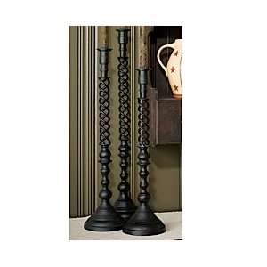 Twisted Metal Candlestick Set:  Home & Kitchen