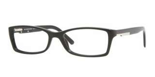 NEW BURBERRY BE 2076 3001 SHINY BLACK EYEGLASSES 52MM 713132327807 