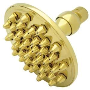   Brass K134A2 Victorian Shower Head   Polished Brass: Home Improvement