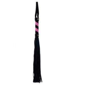  Ouch, Whip Leather Black with Purple Stripe and Black 