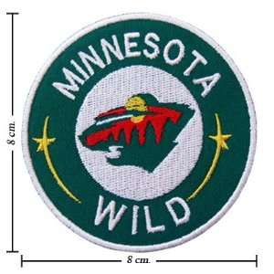  3pcs Minnesota Wild Logo 2 Embroidered Iron on Patches Kid 
