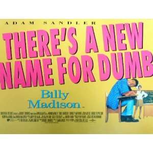   Billy Madison   Movie Poster   Adam Sandler   12 x 16: Everything Else