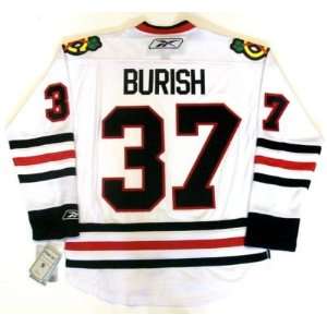 Adam Burish Chicago Blackhawks Real Rbk Jersey Sports 