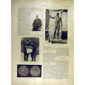   1902 Medal Boer War King Portugal Camacho French Print: Home & Kitchen